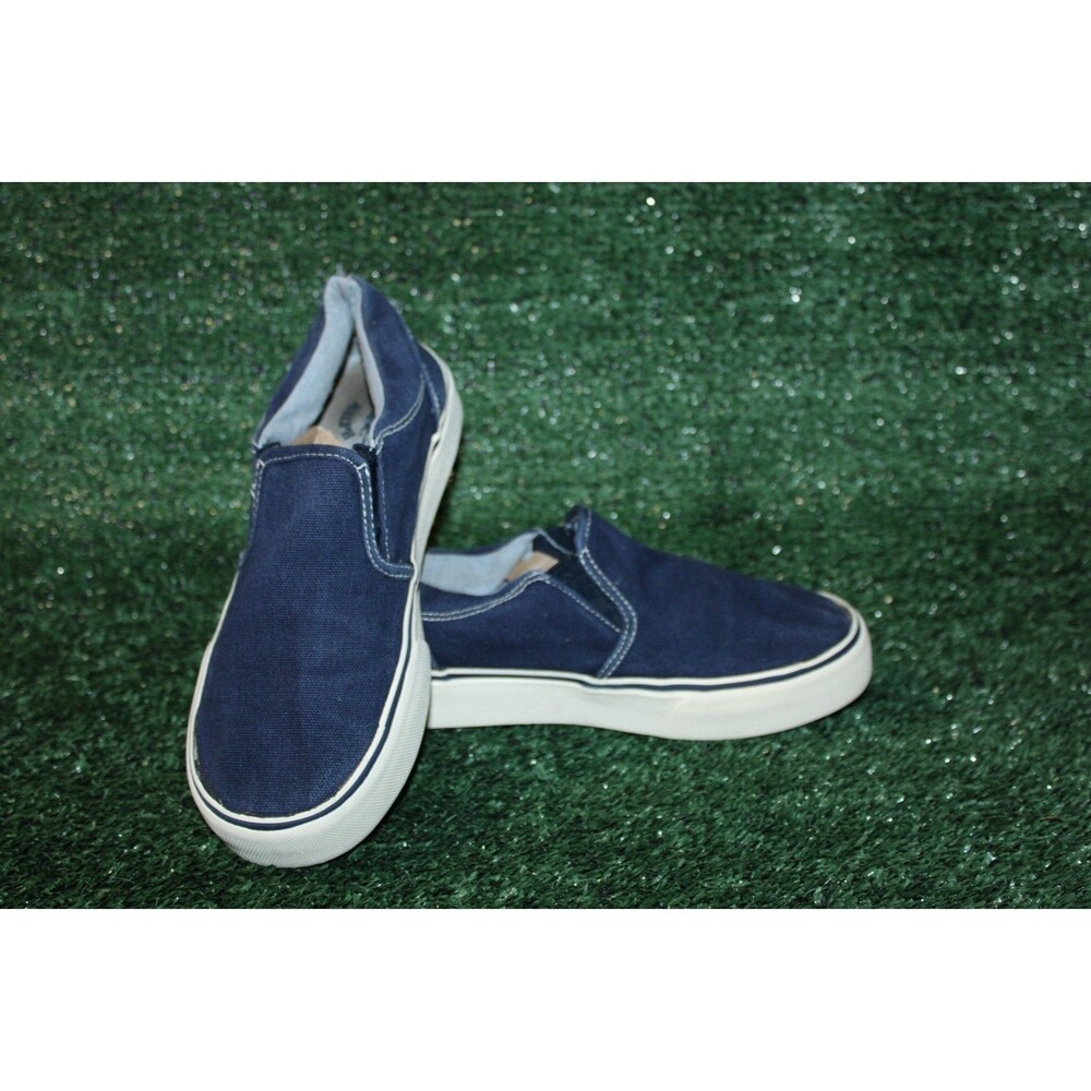 Polo Ralph Lauren Blue Slip On Pre-owned Kids Casual Shoes Canvas